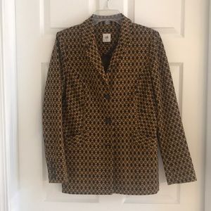 CAbi navy & mustard  jacket.